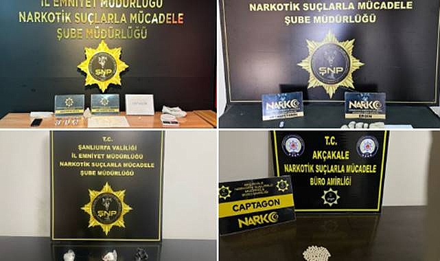 Şanlıurfa’da Uyuşturucu Operasyonu: 11 Şüpheli Gözaltına Alındı