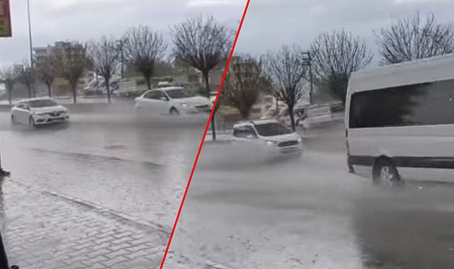 Hilvan’da Yağmur ve Dolu Yağışı Etkili Oldu