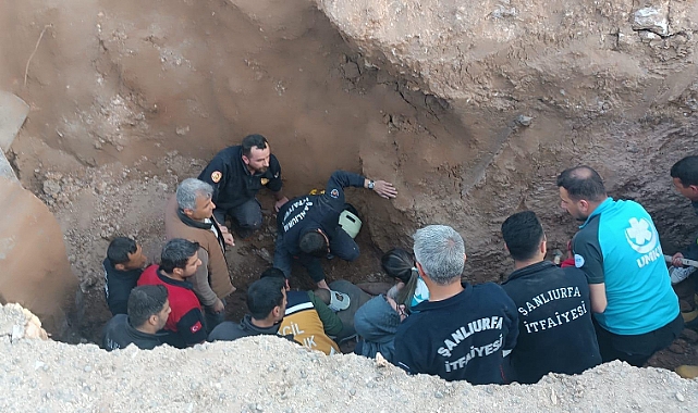 Şanlıurfa'da Göçük! İşçiler Toprak Altında Kaldı