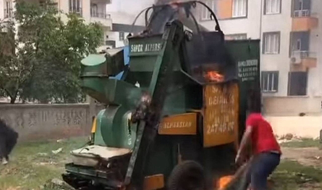 Urfa’da Park Halindeki Patoz Alev Aldı! 