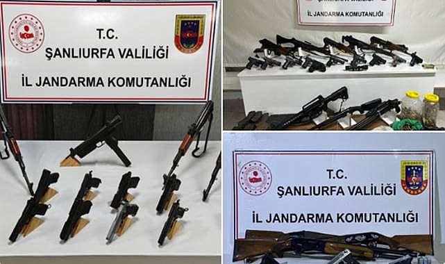 Urfa'da Silah Kaçakçılığına Darbe: 22 Gözaltı, Cephanelik Ele Geçirildi