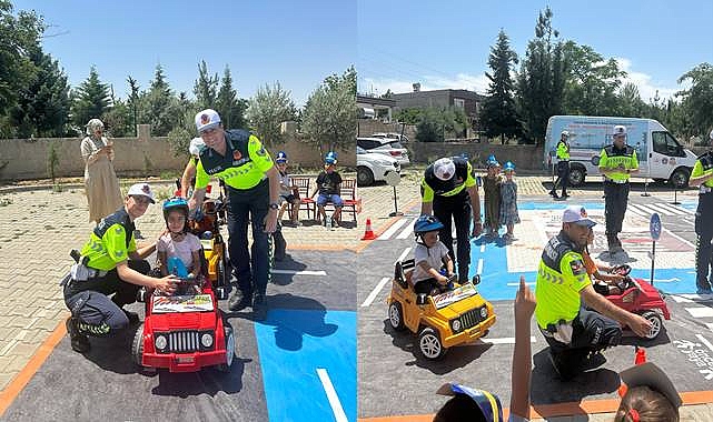 Bozova'da Miniklere Trafik Bilinci Aşılandı