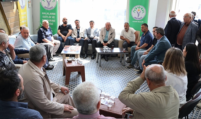 CHP İl Örgütünden DEM Parti’ye Taziye Ziyareti