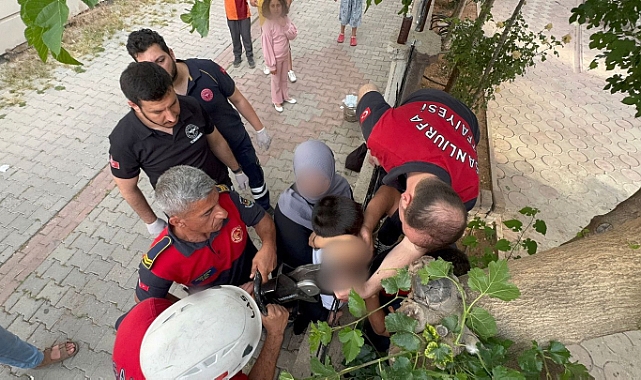 Karaköprü'de Feci Olay! Korkuluklara Saplandı