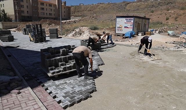 Karaköprü'de Üstyapı Çalışmaları Devam Ediyor