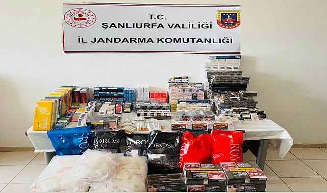 Şanlıurfa'da Binlerce Kaçak Ürün Ele Geçirildi!