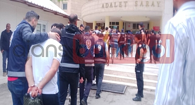 Şanlıurfa'da "Change Oto" Operasyonu: Şüpheliler Adliyeye Sevk Ediliyor