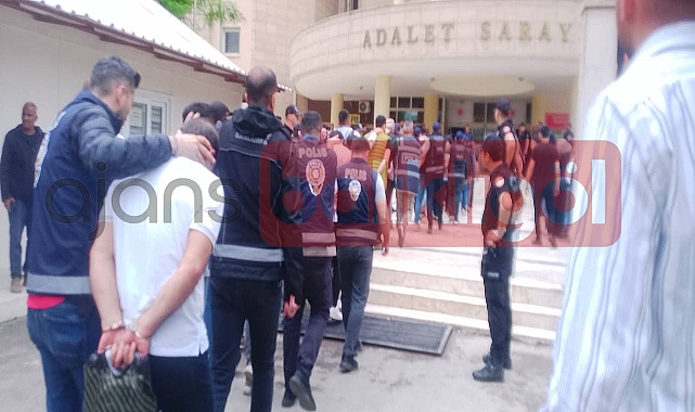 Şanlıurfa'da "Change Oto" Operasyonu: Şüpheliler Adliyeye Sevk Ediliyor