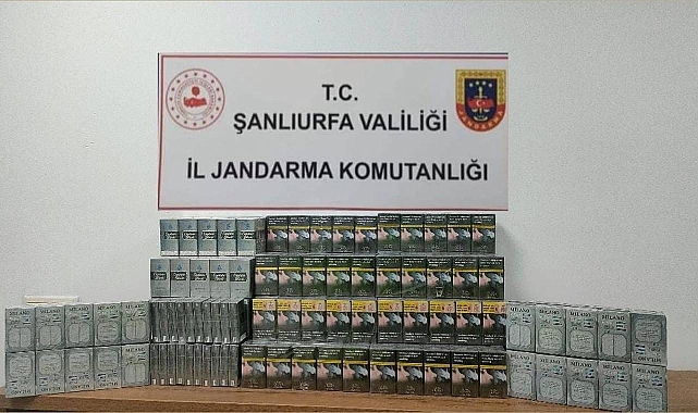 Şanlıurfa’da Kaçakçılık Operasyonu: 980 Paket Ele Geçirildi