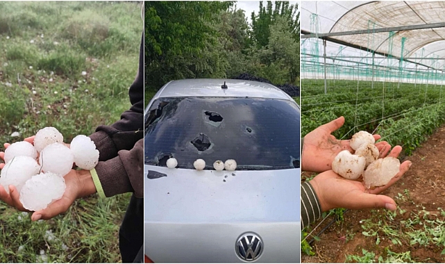 Urfa'da Dolu Felaketinin Zarar Tespit Çalışmaları Başladı
