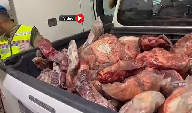 Urfa’da Gümrük Kaçağı Ve Bozulmuş Et Ele Geçirildi 