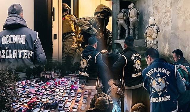 Urfa Dahil 10 İlde 11 Organize Suç Örgütüne Darbe: 86 Tutuklama!