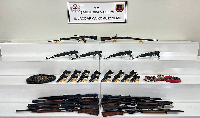 Şanlıurfa’da Jandarmadan Silah Kaçakçılarına Darbe!