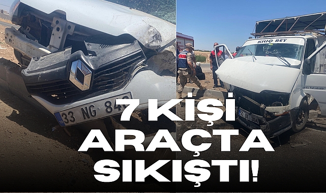 Suruç'ta Sıkışmalı Trafik Kazası: 7 Kişi Hastaneye Kaldırıldı