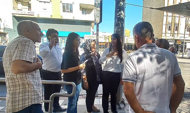 DEM Parti Heyetinden Hilvan’da Esnaf ve Vatandaş Ziyareti