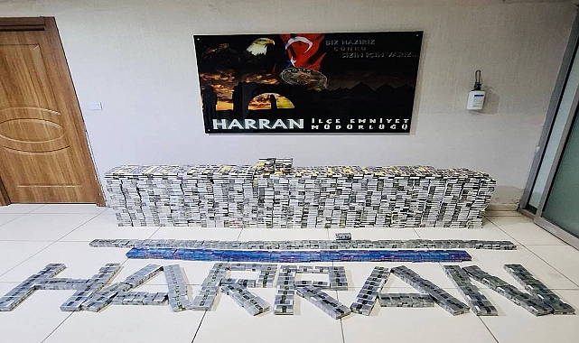 Harran’da Kaçak Sigara Operasyonu! 