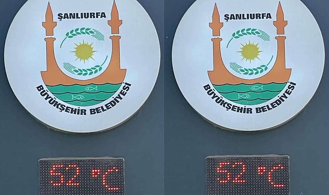 Şanlıurfa'da Termometreler 52 Dereceyi Gördü!