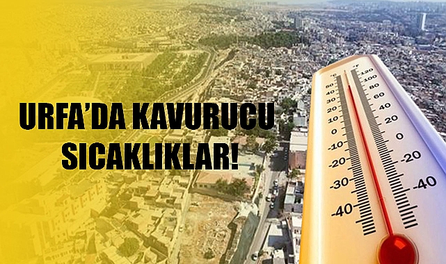 Urfa’da Termometreler 44 Dereceyi Gösterecek