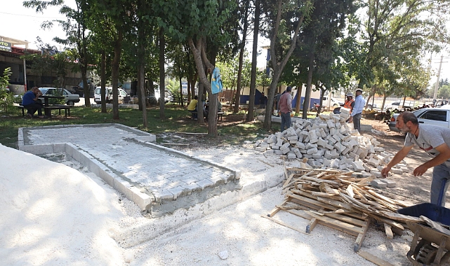 Evren Sanayi Sitesi’nde Park Çalışmaları Başladı