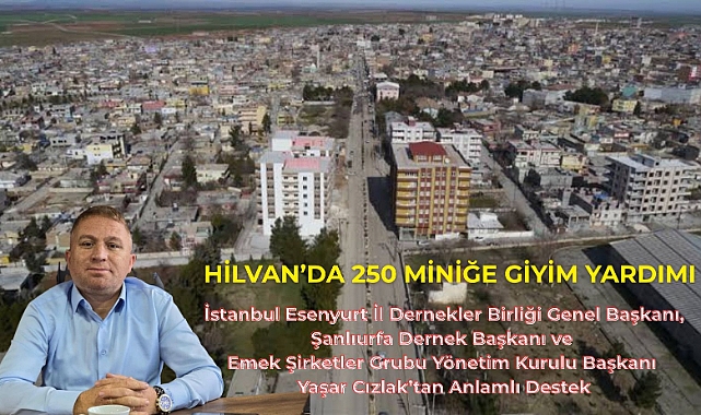Hilvan'ın Evladı Minik Yüreklere Umut Oldu