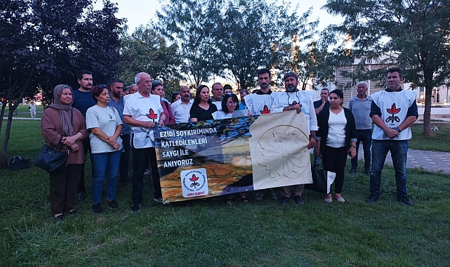 Şanlıurfa’da Ezidi Soykırımı Anması: “Katledilenleri Saygıyla Anıyoruz”
