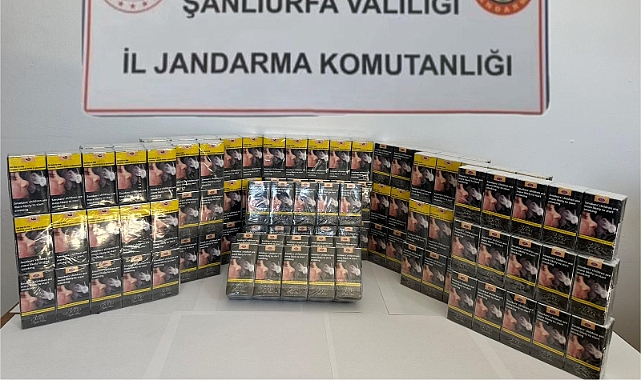 Şanlıurfa’da Kaçak Sigara Operasyonu: 2 Bin 130 Paket Ele Geçirildi