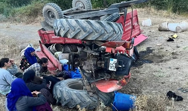 Siverekli Mevsimlik İşçileri Taşıyan Traktör Devrildi: 1 Ölü, 4 Yaralı