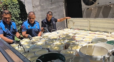 Urfa’da Ruhsatsız Süt Ürünleri İmalathanesine Baskın! Şok Görüntüler Ortaya Çıktı