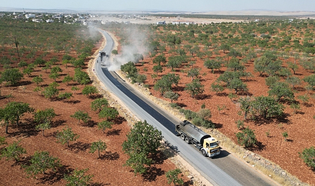 Halfeti'de Kırsal Yollar Yenileniyor