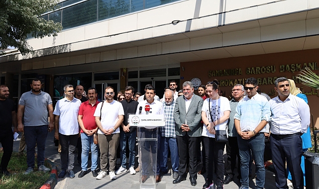 Şanlıurfa Barosu’ndan Gazze’ye destek ve suç duyurusu