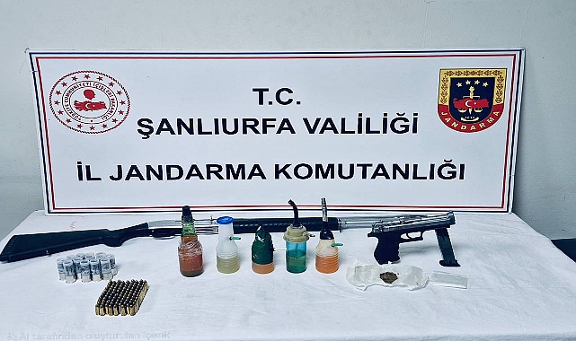 Şanlıurfa’da Ruhsatsız Silah Operasyonu: 8 Gözaltı
