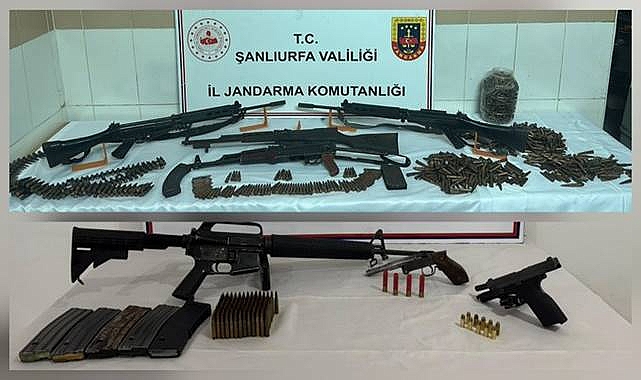 Siverek’te Jandarmadan Silah Operasyonu: Cephanelik Ele Geçirildi