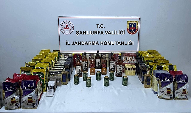 Şanlıurfa’da Tütün ve Alkol Kaçakçılığına Büyük Darbe