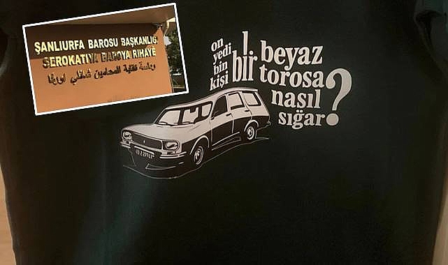Urfa Barosu’ndan “JİTEM” ve “Beyaz Toros” Temalı Ürünlere Tepki