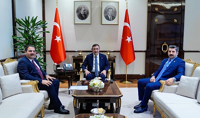 Canpolat Ve Eyyüpoğlu’ndan Cumhurbaşkanı Yardımcısı Yılmaz’a Ziyaret