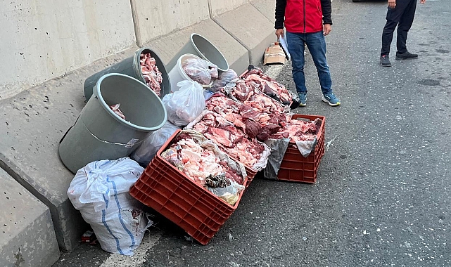 Mardin–Viranşehir Yolunda Kaçak Et Operasyonu: 1 Ton Et İmha Edildi