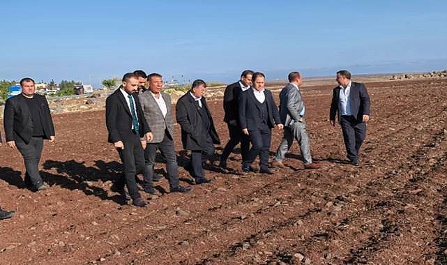 Milletvekili Cevheri İle İlçe Başkanı Toprak Hilvan’da İlçe Projelerini İnceledi