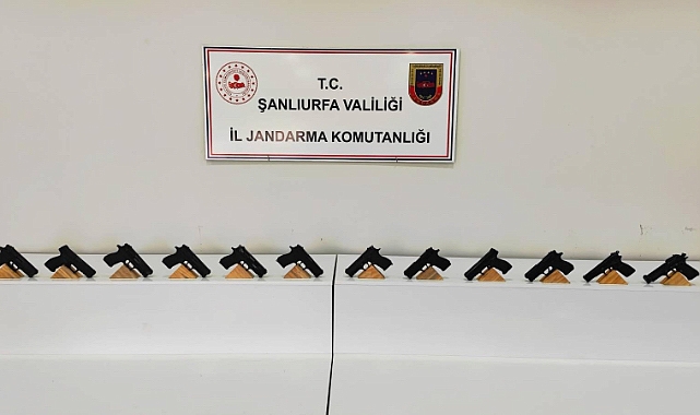 Şanlıurfa’da Ruhsatsız Silah Operasyonu: 12 Tabanca Ele Geçirildi