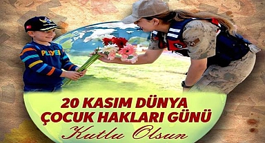 Şanlıurfa İl Jandarma Komutanlığı’ndan Dünya Çocuk Hakları Günü Mesajı