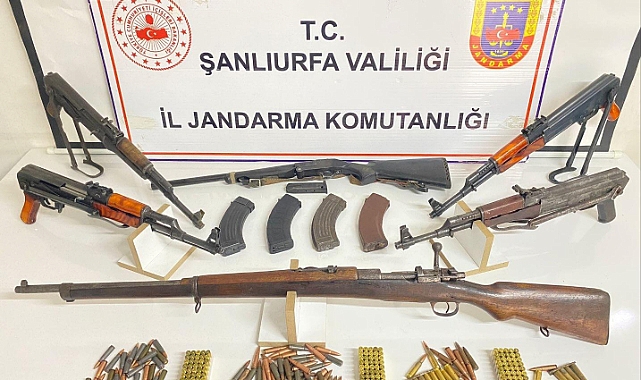 Siverek’te Silah Operasyonu: Çok Sayıda Silah ve Mühimmat Ele Geçirildi