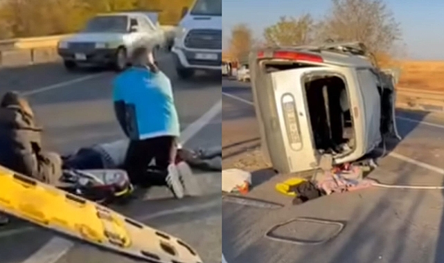 Viranşehir–Şanlıurfa Yolunda Takla Atan Araç: 1 Ölü 3 Yaralı