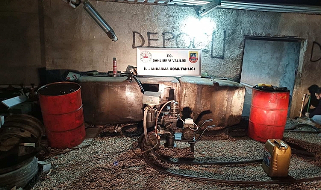Akçakale’de Kaçak Akaryakıt Operasyonu