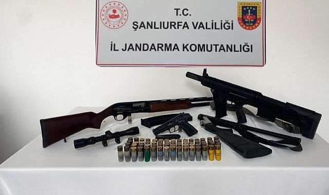 Şanlıurfa’da Ruhsatsız Silah Operasyonu