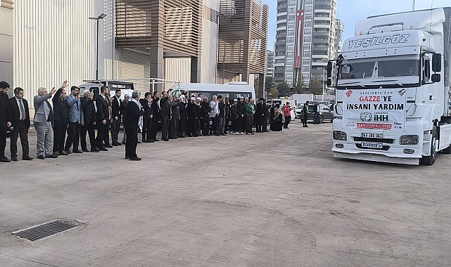 Şanlıurfa İHH, Gazze’ye 3. Yardım Konvoyunu Dualarla Uğurladı!