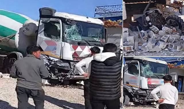 Urfa’da Beton Mikseri Eve Daldı: İki Çocuk Yaralandı