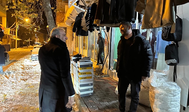 Eşbaşkan Serhan Paydaş Gece de Sahada: Karla Mücadele Aralıksız Sürüyor