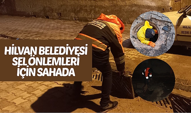 Hilvan Belediyesi’nden Sağanak Yağışa Karşı Gece Boyu Müdahale