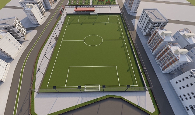 Karaköprü’de Yeşil Alan İçinde Bir Spor Tesisi Yapılıyor