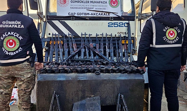 Şanlıurfa’da 52 Uzun Namlulu Silah Ele Geçirildi