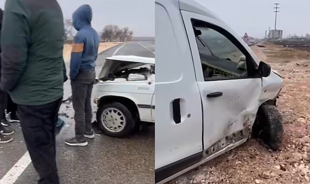 Şanlıurfa'da iki araç kafa kafaya çarpıştı!